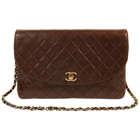 brown leather chanel bag|chanel classic flap bag black.